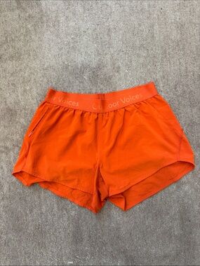 Outdoor Voices Bright Orange Running Shorts